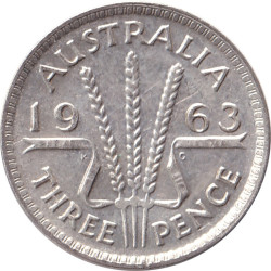 Australia - 3 pence -...