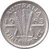 Australia - 3 pence - Elizabeth II - 1963 - No1224