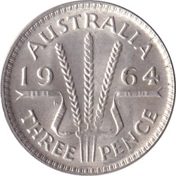 Australia - 3 pence -...