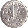 Australia - 3 pence - Elizabeth II - 1964 - No1226