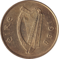Ireland - 20 pence - EIRE - 1988 - No1230
