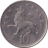 United Kingdom - 10 pence - Elizabeth II - Tête agée - Lion - 2006 - No1234