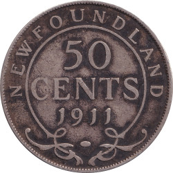 Canadian Provinces - 50 cents - George V - 1911 - No1235