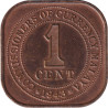 Malaya - 1 cent - Georges VI -  1943 - No740