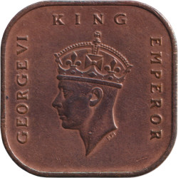 Malaya - 1 cent - Georges VI -  1943 - No740