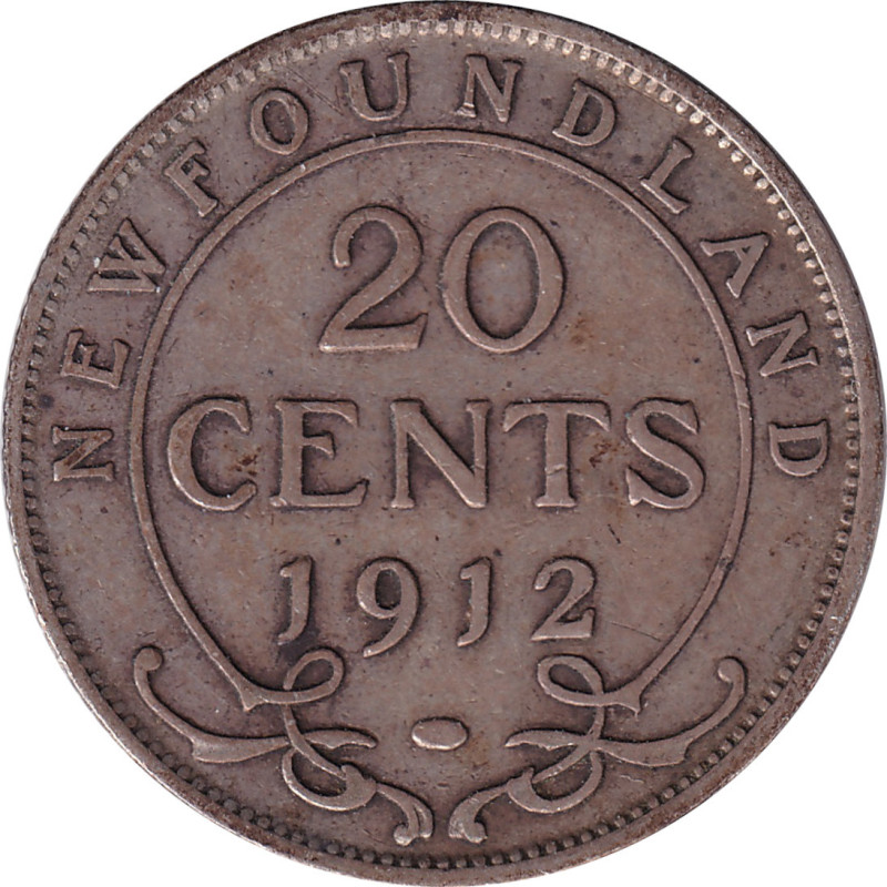 Canadian Provinces - 20 cents - George V - 1912 - No1244