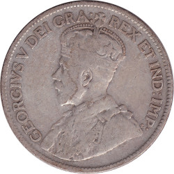 Canadian Provinces - 25 cents - George V - 1917 C - No1246