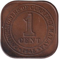 Malaya - 1 cent - Georges...