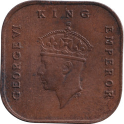 Malaya - 1 cent - Georges VI -  1945 - No741