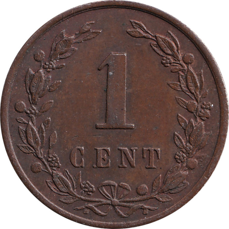 Nederlandisch Indies - 1 cent - Blason - Type 1 - 1898 - No1255