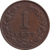 Nederlandisch Indies - 1 cent - Blason - Type 1 - 1898 - No1255