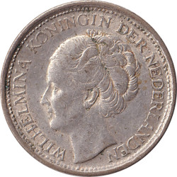 Netherlands - 10 cents - Wilhelmina I - Mature head - 1944 S - No1257