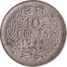 Netherlands - 10 cents - Wilhelmina I - Mature head - 1944 S - No1257