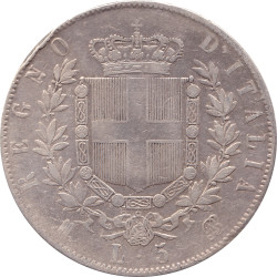 Italy - 5 lire - Victor...