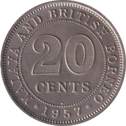 Malaya & Borneo - 20 cents...