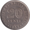 Malaya & Borneo - 20 cents - Elizabeth II -  1957 H - No649