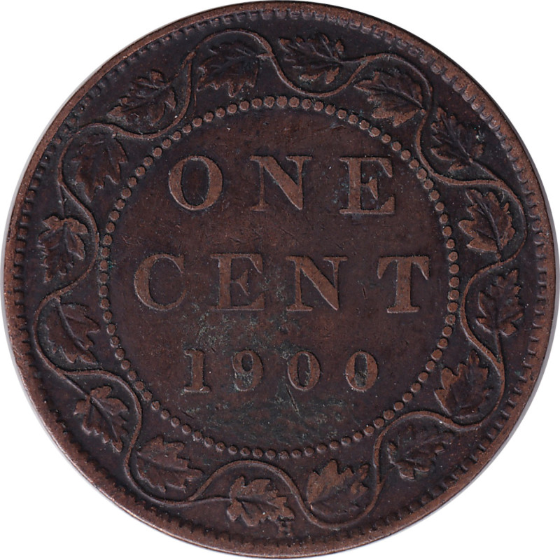 Canada - 1 cent - Victoria - Tête couronnée - 1900 H - No1271