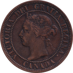 Canada - 1 cent - Victoria - Tête couronnée - 1900 H - No1271