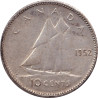 Canada - 10 cents - George VI - 1952 - No1274