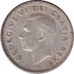 Canada - 10 cents - George VI - 1952 - No1274