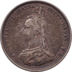 United Kingdom - 1 shilling - Victoria - Buste du Jubilé - 1887 - No1283
