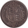United Kingdom - 1 shilling - Victoria - Buste du Jubilé - 1887 - No1283