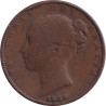 United Kingdom - 1 farthing - Victoria - Young head - No1284