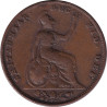 United Kingdom - 1 farthing - Victoria - Young head - No1284
