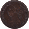 United Kingdom - 1 farthing - Victoria - Young bust - 1875 H - No1286