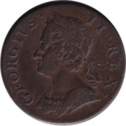United Kingdom - 1/2 penny - Georges II - Seconde effigie - 1750 - No1288