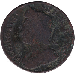 United Kingdom - 1/2 penny - Georges II - Première effigie - 1735 - No1289