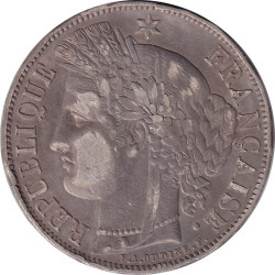 France - 5 francs - Cérès - Deuxième République - 1851 A - No1292