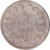 France - 5 francs - Louis Philippe I - Laureate head - 1833 W - No1293