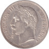 France - 5 francs - Napoléon III - Argent - Tête laurée - 1867 A - No1294