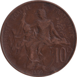 France - 10 centimes - Dupuis - 1899 - No1296