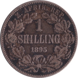 South Africa - 1 shilling - Krugger - 1895 - No1305