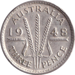Australia - 3 pence - George VI - 1948 - No1312