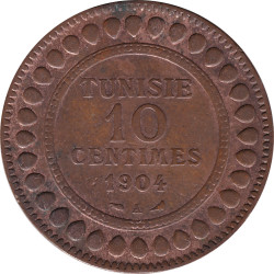Tunisia - 10 centimes -...