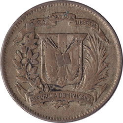 Dominican Republic - 5 centavos - Princesse - 1944 - No1319