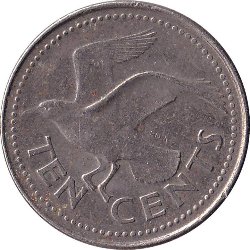 Barbados - 10 cents - Colombe - 2000 - No1324