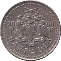 Barbados - 10 cents - Colombe - 2000 - No1324