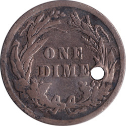 United States of America - 1 dime - Barber - 1901 - No1336