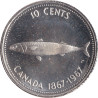 Canada - 10 cents - Confédération - 100 years - 1867 - 1967 (1967) - No1337
