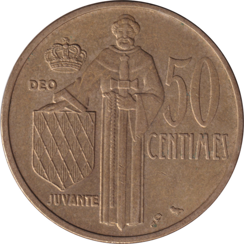 Monaco - 50 centimes - Rainier III -  1962 - No773