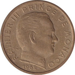Monaco - 50 centimes - Rainier III -  1962 - No773