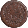 Netherlands - 1/2 cent - Lion héraldique - Grandes branches -  1938 - No574