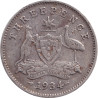 Australia - 3 pence - George V - 1934 - No1132