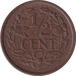 Netherlands - 1/2 cent -...