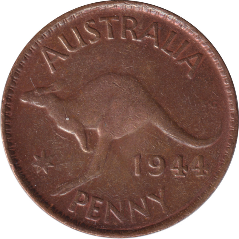 Australia - 1 penny - George VI -  1944 - No722