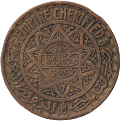 Morocco - 5 francs - Étoile...